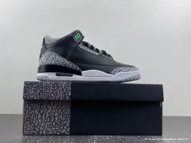 Official Maikesneakers Green Air Jordan Glow 3 CT8532-031 0528